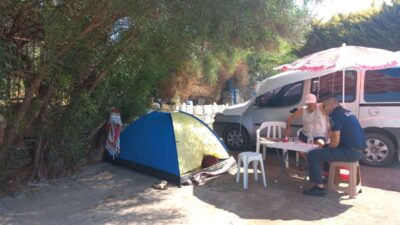 BELEDİYEDEN KARAVAN VE ÇADIRLARA YÖNELİK