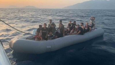 MUĞLA’NIN BODRUM İLÇESİ AÇIKLARINDA 12’Sİ