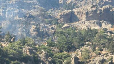 BODRUM’DAKİ MAKİLİK YANGINI KONTROL ALTINA