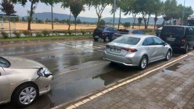 MUĞLA'NIN MENTEŞE İLÇESİNDE, YAĞMUR SEBEBİYLE