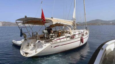 MUĞLA’NIN MİLAS İLÇESİ AÇIKLARINDA SEYREDEN