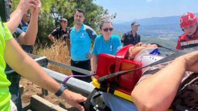 MARMARİS KARAYOLU SAKARTEPE RAMPASINDA İNİŞ