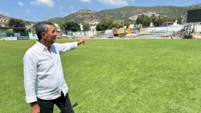 STADYUMDAKİ ÇALIŞMALARIN YÜZDE 75 ORANINDA