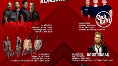 MUĞLA BÜYÜKŞEHİR BELEDİYESİ ZAFER BAYRAMI’NI