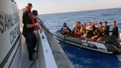 MUĞLA’NIN MARMARİS İLÇESİ AÇIKLARINDA BİNDİKLERİ