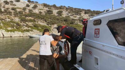 MUĞLA’NIN MARMARİS İLÇESİ AÇIKLARINDA SEYREDEN