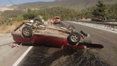 MUĞLA'NIN MİLAS-YATAĞAN KARAYOLU’NDA MEYDANA GELEN