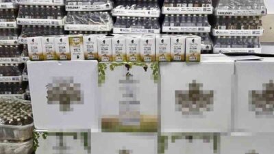 ÖLÜDENİZ’DE BİNLERCE ŞİŞE KAÇAK ALKOL