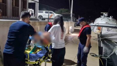 MUĞLA’NIN FETHİYE İLÇESİ AÇIKLARINDA SEYREDEN