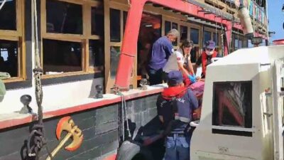 MUĞLA’NIN MARMARİS İLÇESİ AÇIKLARINDA SEYREDEN