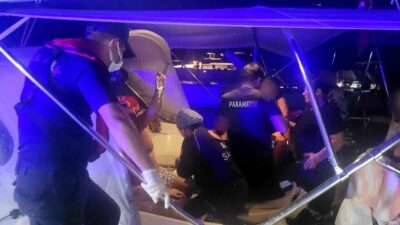 MUĞLA’NIN FETHİYE İLÇESİ AÇIKLARINDA SEYREDEN