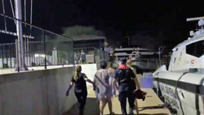 MUĞLA’NIN FETHİYE İLÇESİ AÇIKLARINDA SEYREDEN