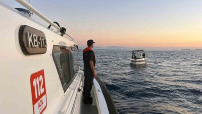 MUĞLA’NIN MARMARİS İLÇESİ AÇIKLARINDA İÇİNDE