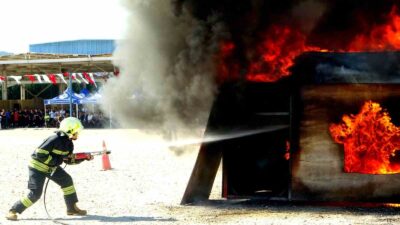 MUĞLA İTFAİYESİNDEN NEFES KESEN TATBİKAT