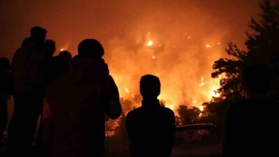 DALAMAN ORMAN YANGINI BEŞİNCİ SAATİNDE