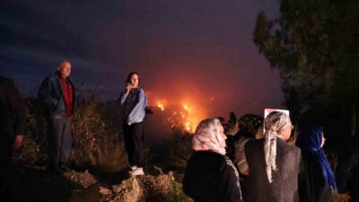 UĞLA’NIN DALAMAN İLÇESİNDE ÇIKAN ORMAN