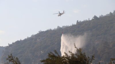 MUĞLA GÖKOVA KÖRFEZİNDEKİ ORMAN YANGINI
