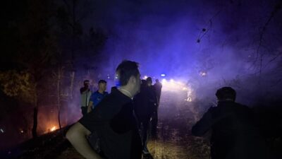 ORTACA'DAKİ ORMAN YANGINI KISMEN KONTROL