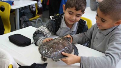 SUYADER İLE ÇOCUKLAR DENİZ CANLILARINI