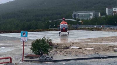 DÜŞEN AMBULANS HELİKOPTERİN HAVALANDIĞI O