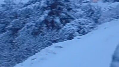 KÖYCEĞİZ’DE YÜKSEK KESİMLER BEYAZA BÜRÜNDÜ