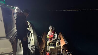 MUĞLA'NIN BODRUM İLÇESİNDE BİNDİĞİ LASTİK