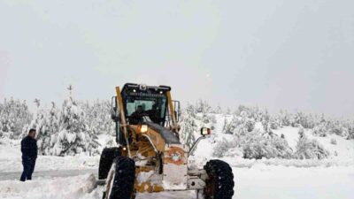 MENTEŞE BELEDİYESİ, YÜKSEK BÖLGELERDE KAR