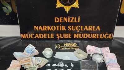 DENİZLİ’DE NARKOTİK TİMLERİ ZEHİR TACİRLERİNE
