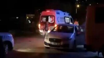 OLAY YERİNE GELEN SAĞLIK EKİPLERİ