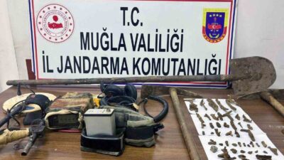 Muğla’nın Milas ilçesinde kaçak kazı