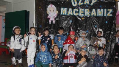 MUĞLA'DA MİNİKLERDEN ‘UZAY GÜNÜ'NE BÜYÜK