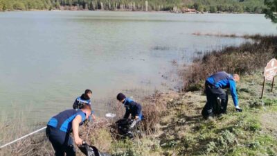 Yaz aylarında suların çekildiği, kış