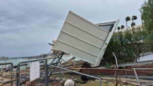 Bodrum’da fırtına etkili oldu