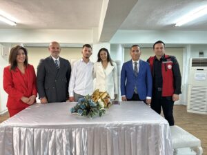 Ortaca’da evlilik kredisinden faydalanan ilk çiftin nikahı kıyıldı