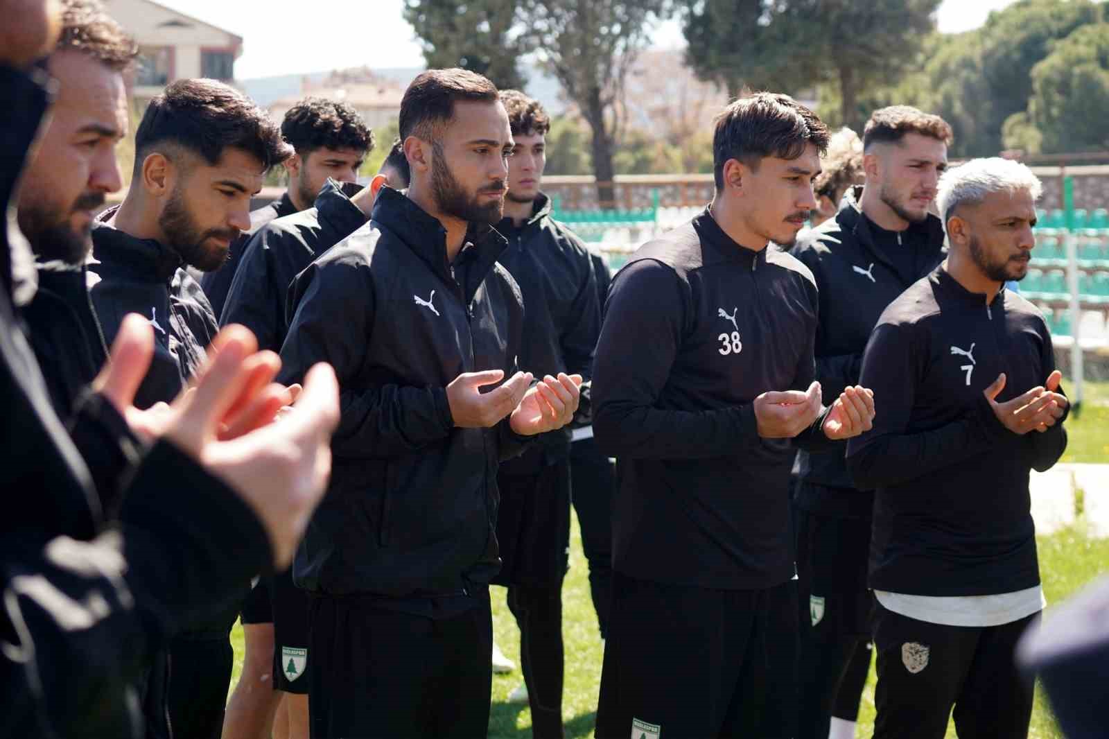 Muğlaspor antrenmanı öncesinde sezonun