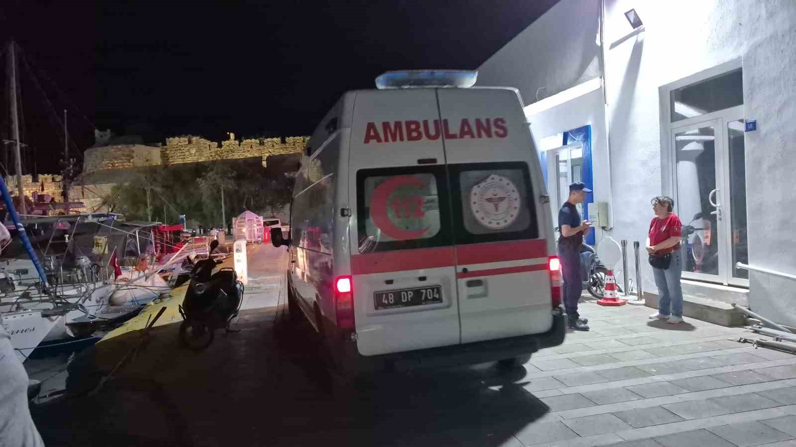 Ayağına ağırlık bağlayıp denize atladı Muğla’nın Bodrum ilçesinde ayağına