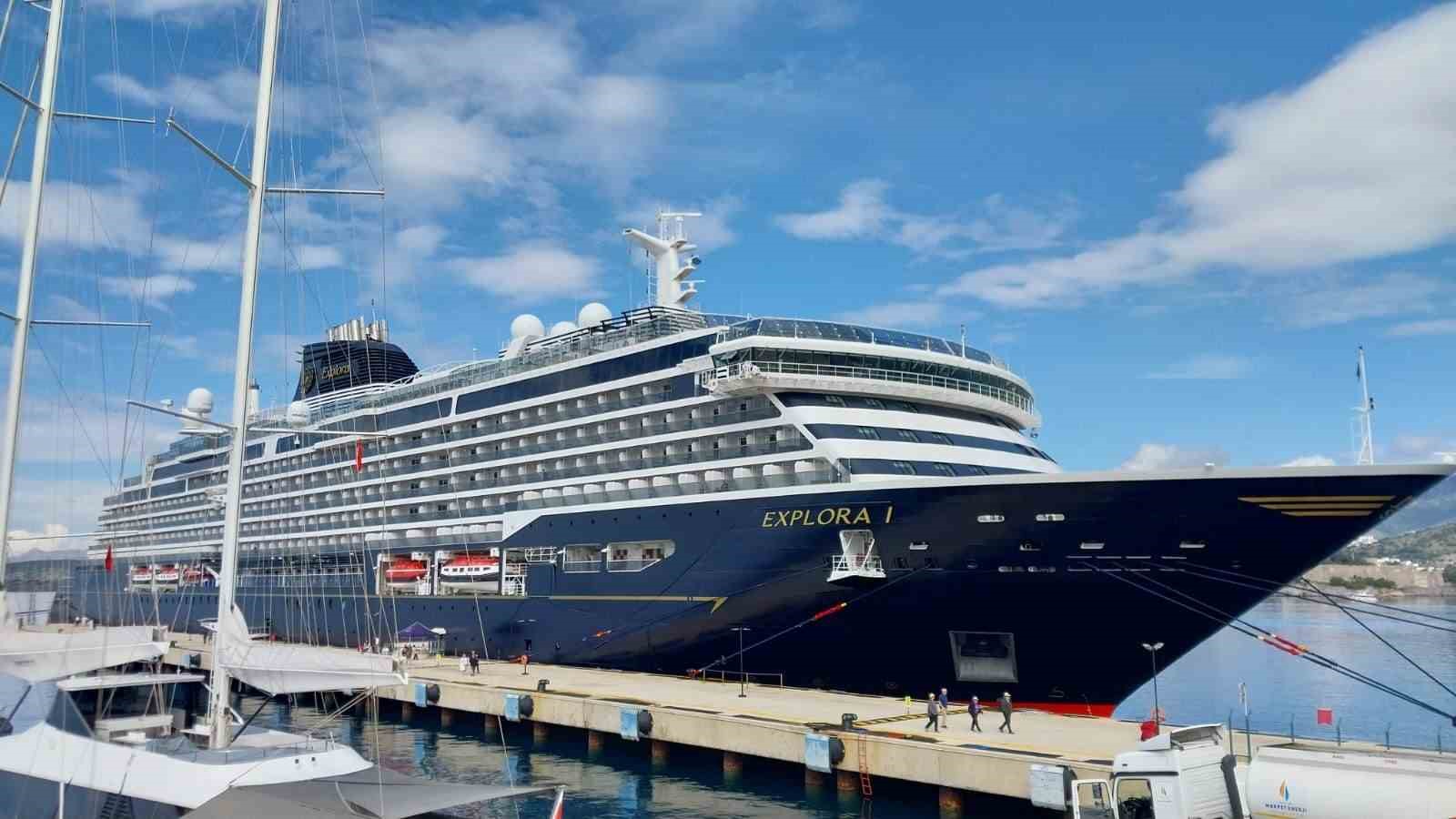 Bodrum’a 590 yolcuyla geldi Muğla’nın Bodrum ilçesine gelen