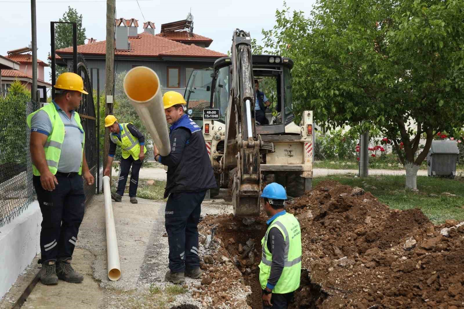 Çıtlık Mahallesinin içme suyu hatları yenileniyor MUSKİ Genel Müdürlüğü Ula
