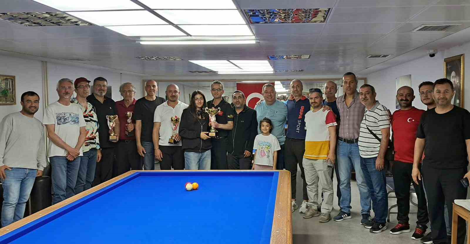 Dünya ve Türkiye 3 bant bilardo şampiyonu Muğla’da turnuvaya katıldı 19 Mayıs Atatürk’ü Anma,