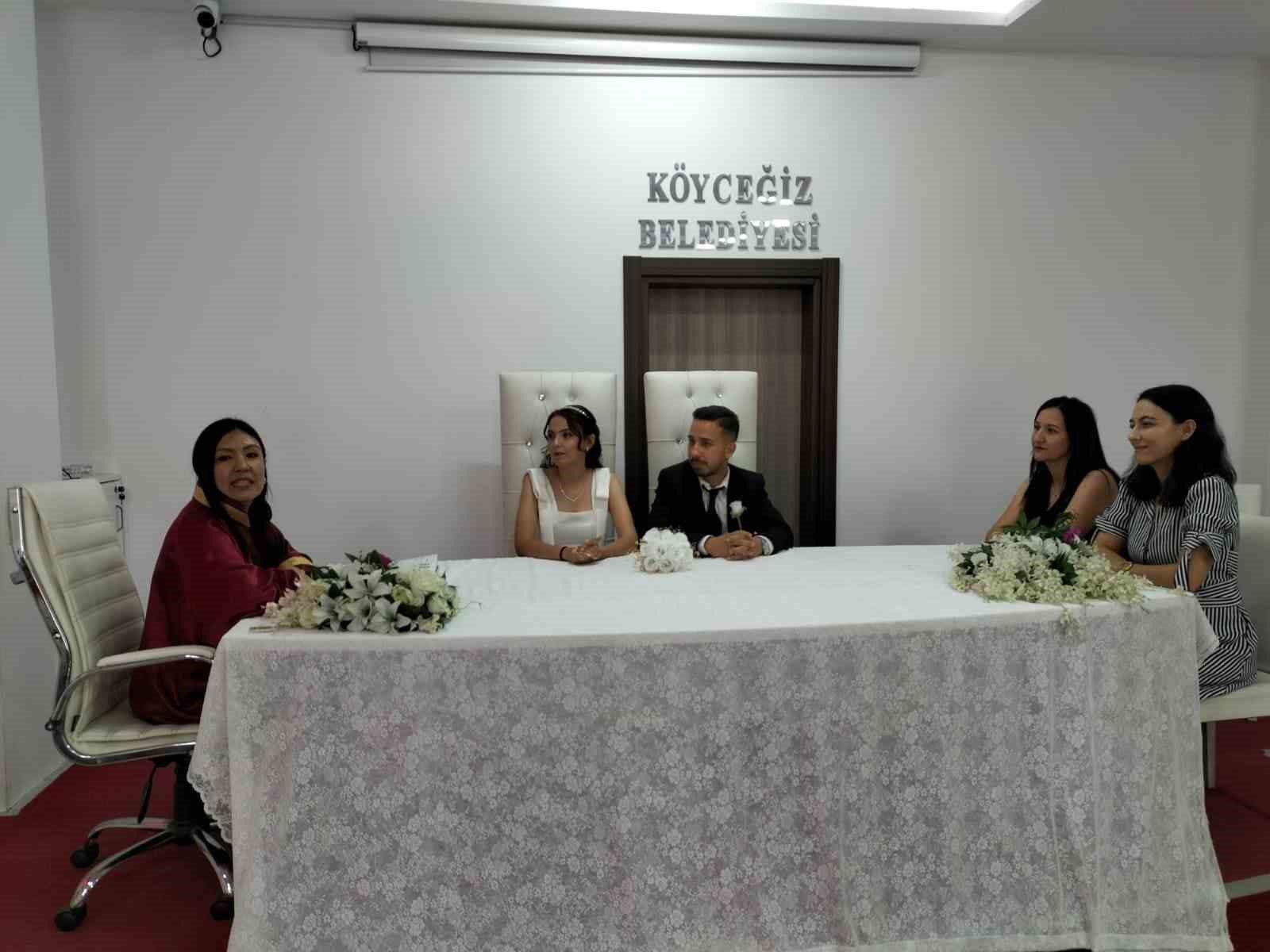 Muğla’nın Köyceğiz ilçesinde nikah
