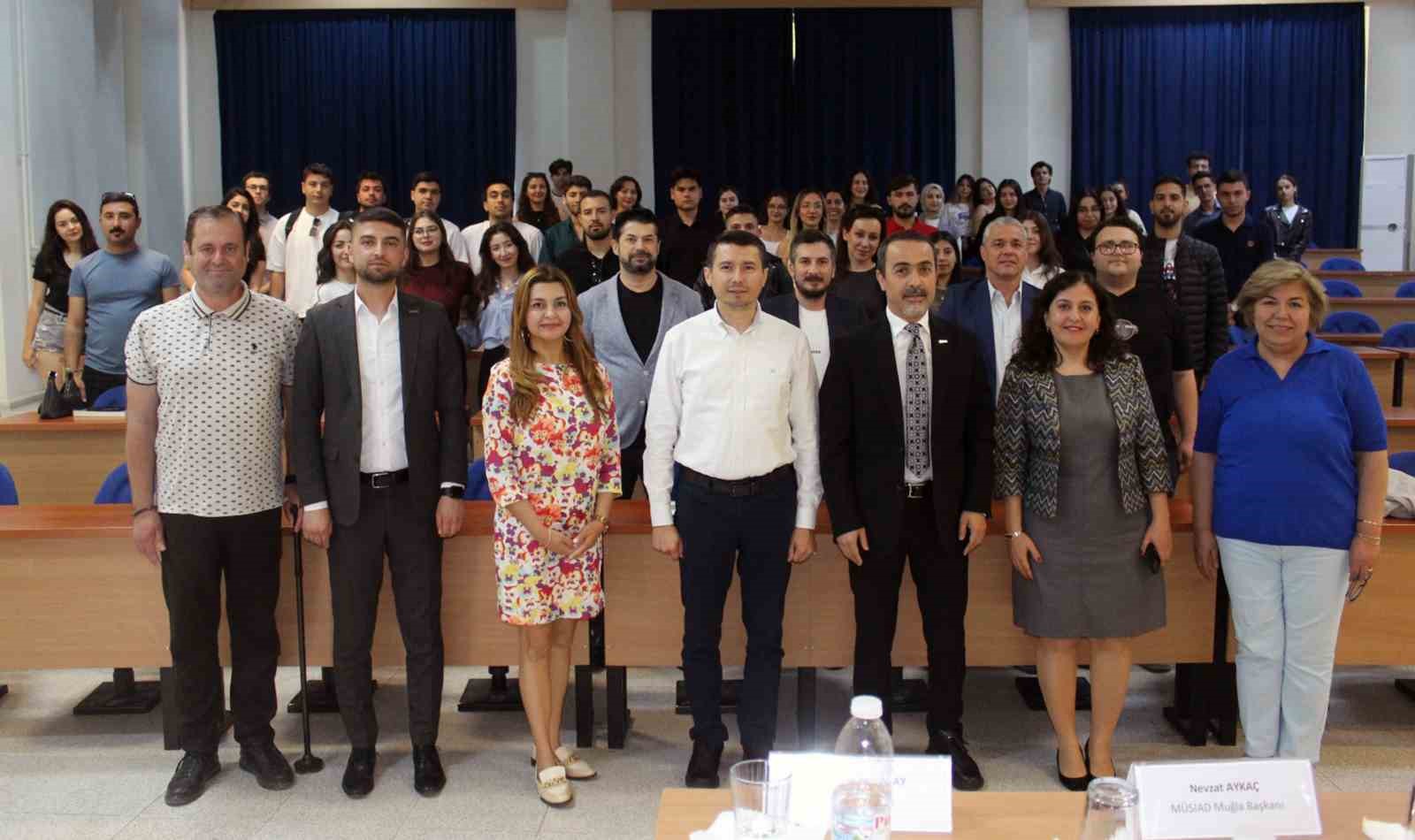 Muğla MÜSİAD Başkan ve Yardımcıları ‘Kariyer Günleri’nin konuğu oldu Muğla Sıtkı Koçman Üniversitesi