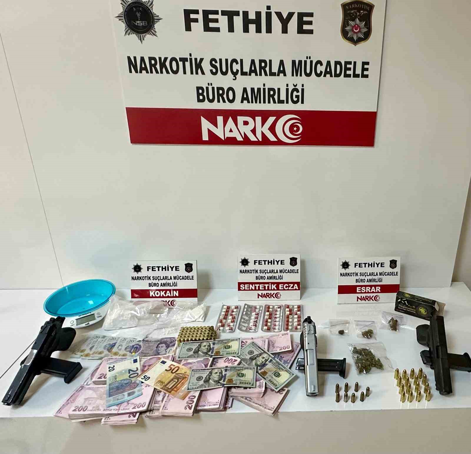 Fethiye’de uyuşturucu operasyonu: 5 tutuklama Muğla’nın Fethiye ilçesinde Emniyet