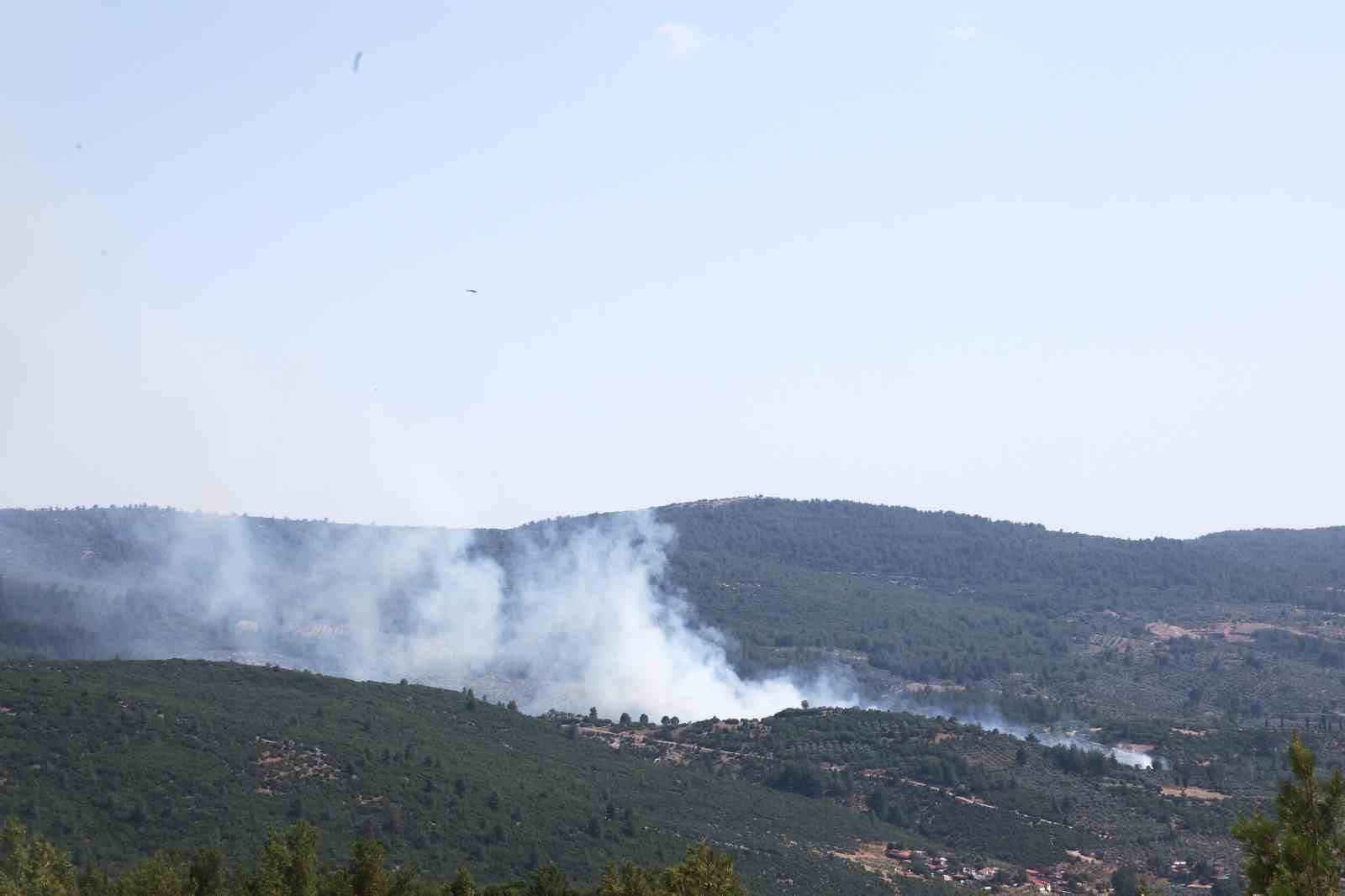 Menteşe’de orman yangını başladı Muğla’nın Menteşe ilçesi Yeşilyurt