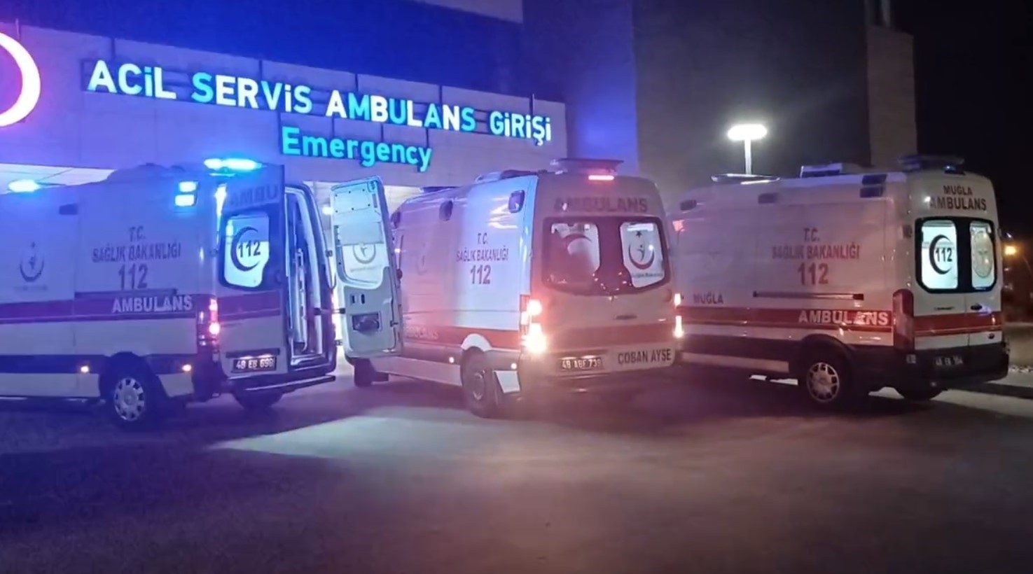 Muğla’nın Marmaris ilçesinde meydana