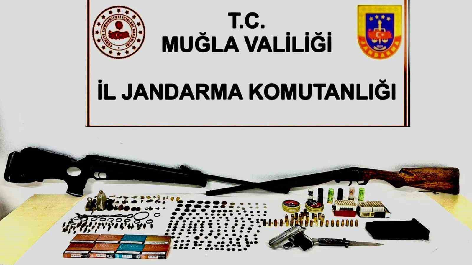 Ula’da tarihi eser operasyonu Muğla’nın Ula ilçesinde Jandarma