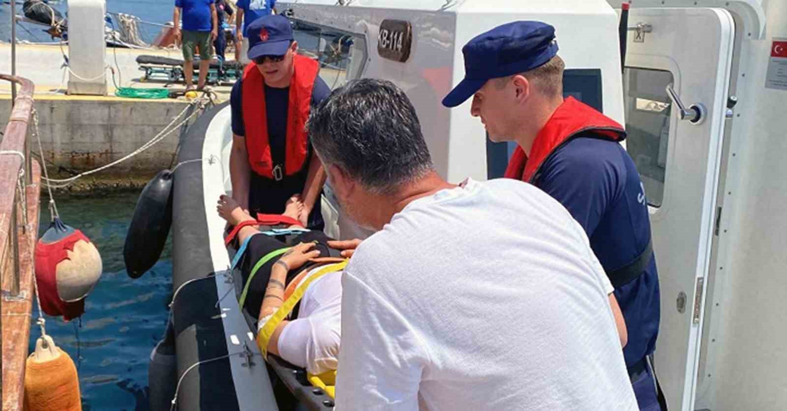 Muğla’nın Bodrum ilçesi açıklarında