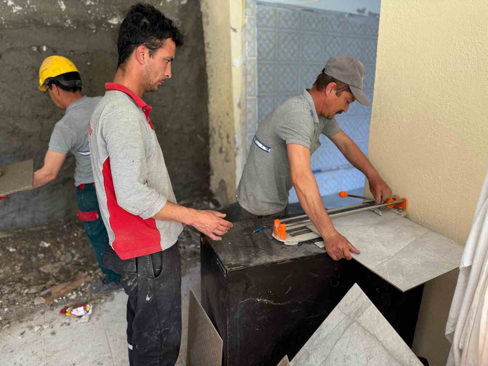 Yerkesik Gasilhanesi Menteşe Belediyesi tarafından yenilendi Menteşe Belediyesi, Yerkesik Mahallesi’nde