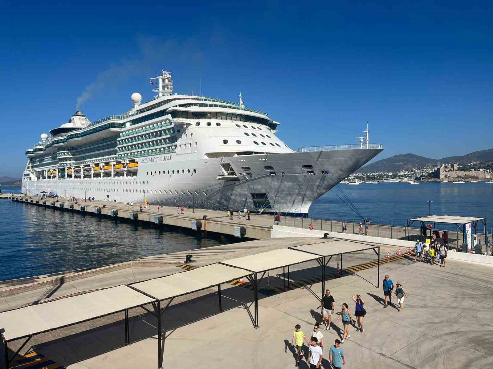 Muğla’nın Bodrum ilçesine gelen