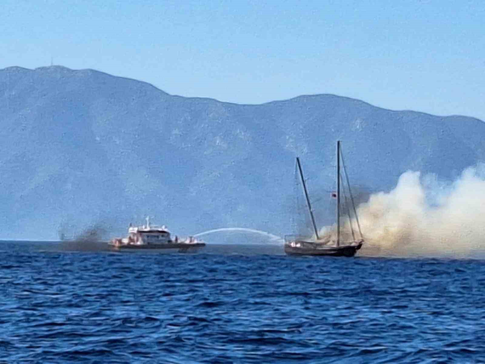 Bodrum’da korku dolu anlar Muğla’nın Bodrum ilçesi açıklarında