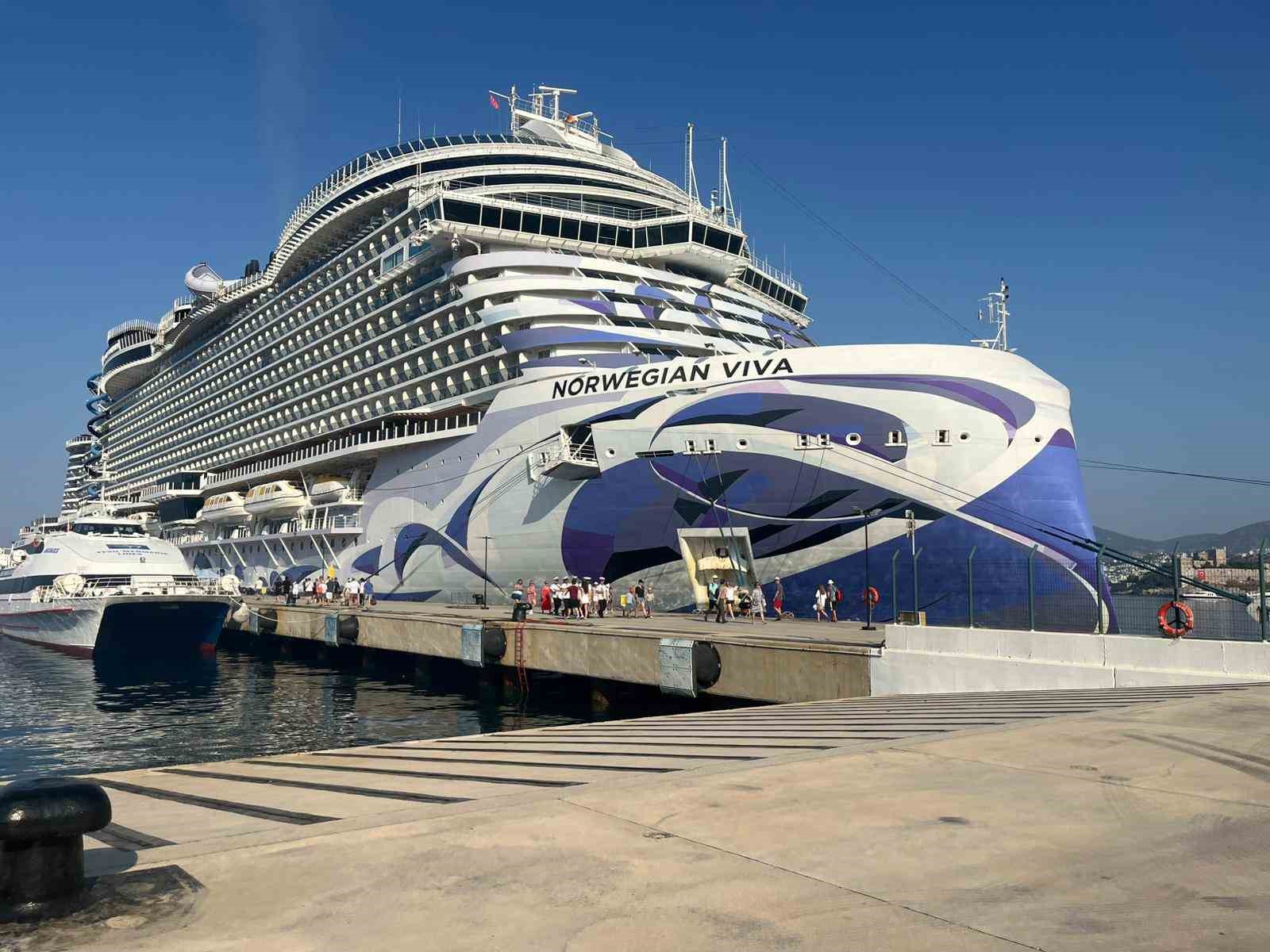 Muğla’nın Bodrum ilçesine gelen